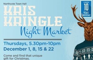 Northcote Town Hall Kris Kringle Night Market