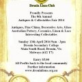 Drouin Lions Antique and Collectables Fair 2014 - closed